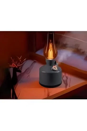 Dekoratif Vintage Lamba Hava Nemlendirici Buhar Makinesi 300ml Aroma Difüzör