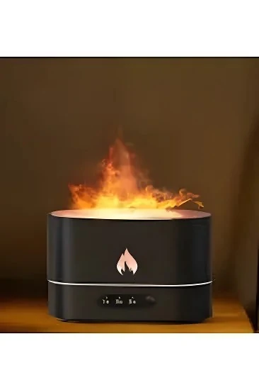 Ultrasonic Hava Nemlendirici Siyah Alev Görünümlü