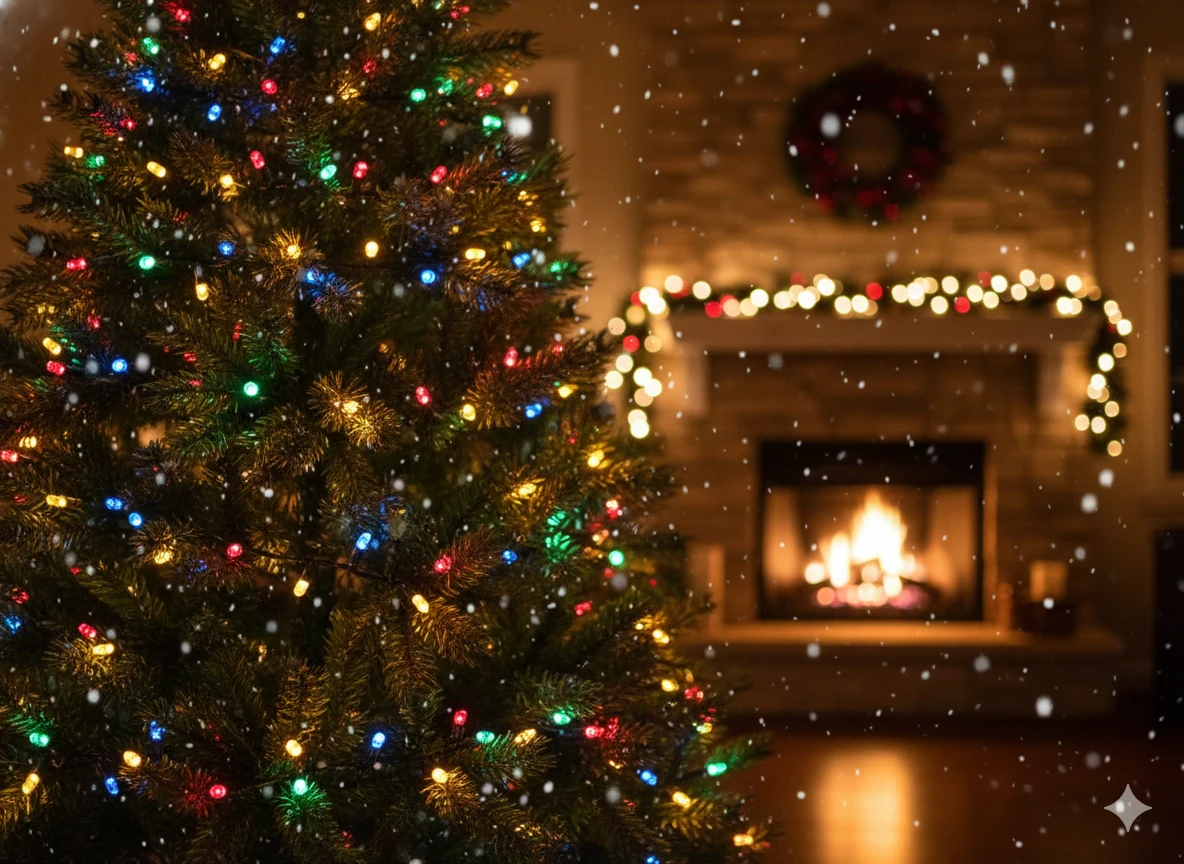 10M Renkli Yılbaşı Ağacı Işığı – Dekoratif LED Süsleme (Pilli)