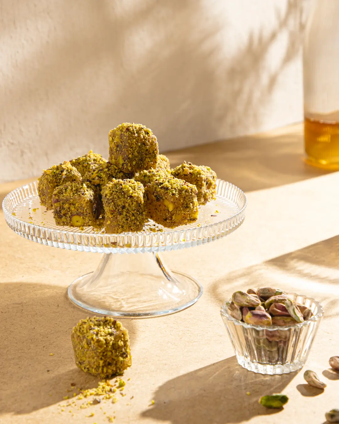 Glutensiz Rafine Şeker İlavesiz Antep Fıstıklı Lokum 120gr