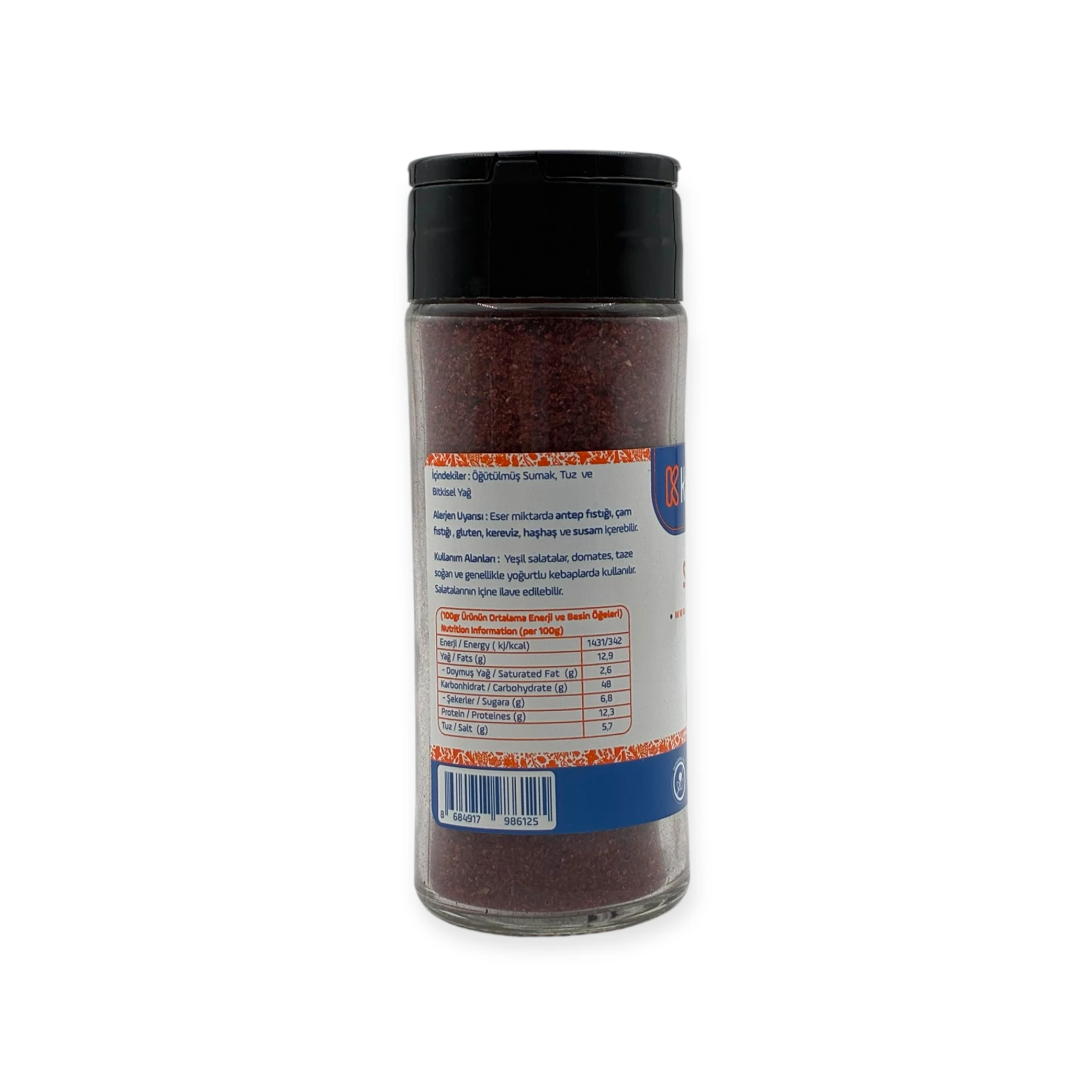 Sumak 45Gr  (Salmonella, Rutubet Analizli)