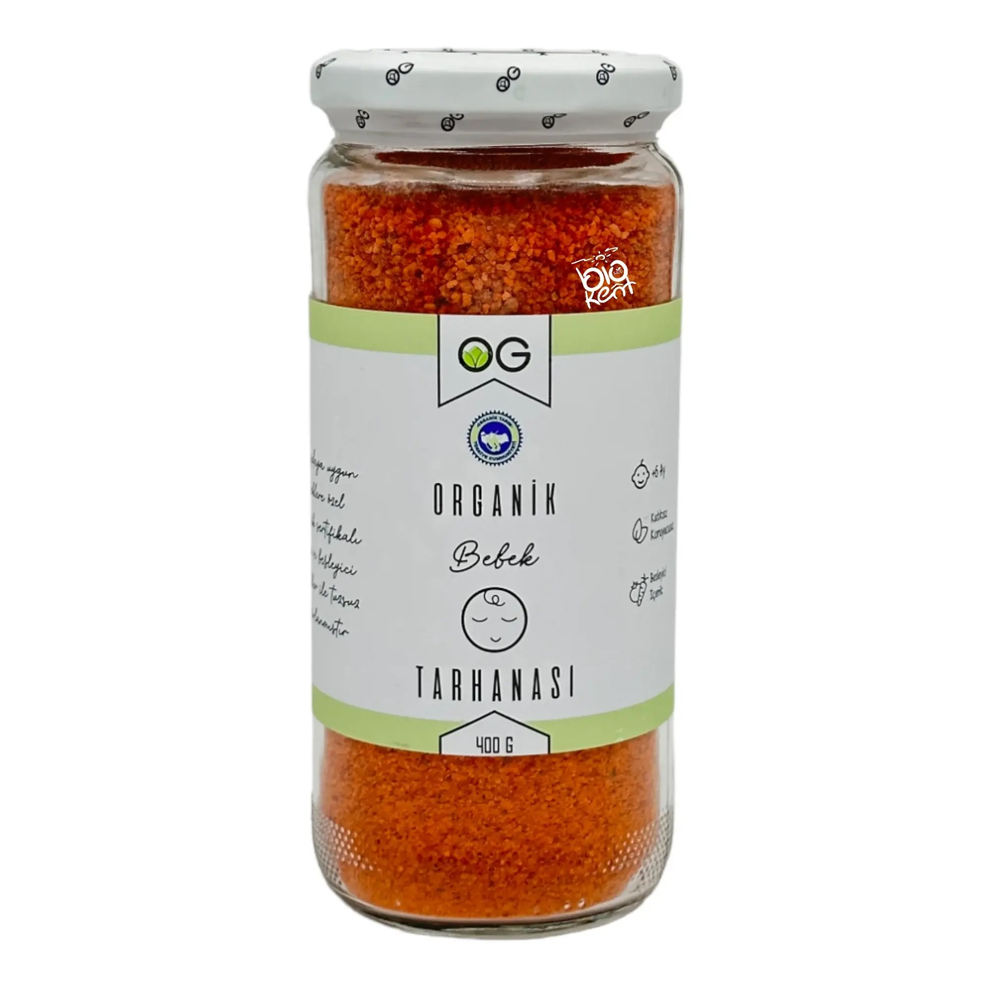 Organik Bebek Tarhanası Bebek Ek Gıdaya Uygun Yoğurtsuz 400gr