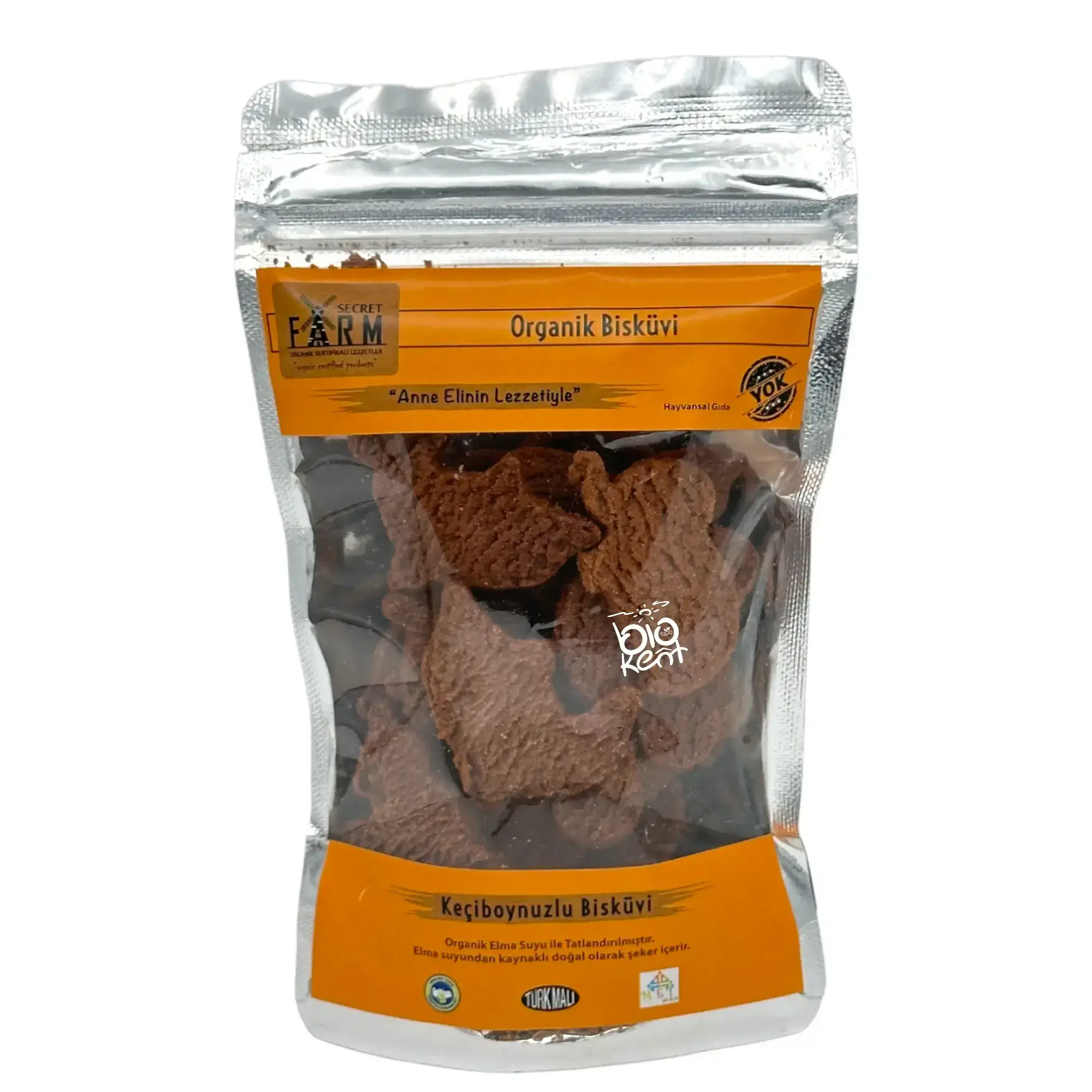 Bisküvisi Organik Keçiboynuzlu 80gr - Biokent Bebek