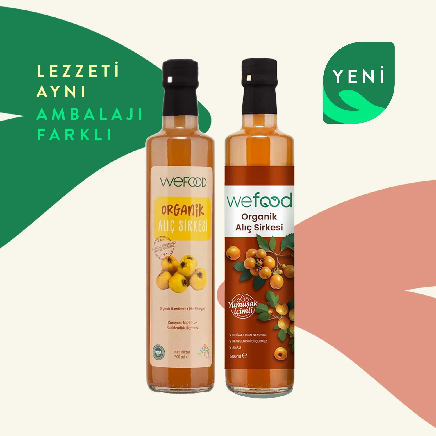 Wefood Organik Alıç Sirkesi 500 ml