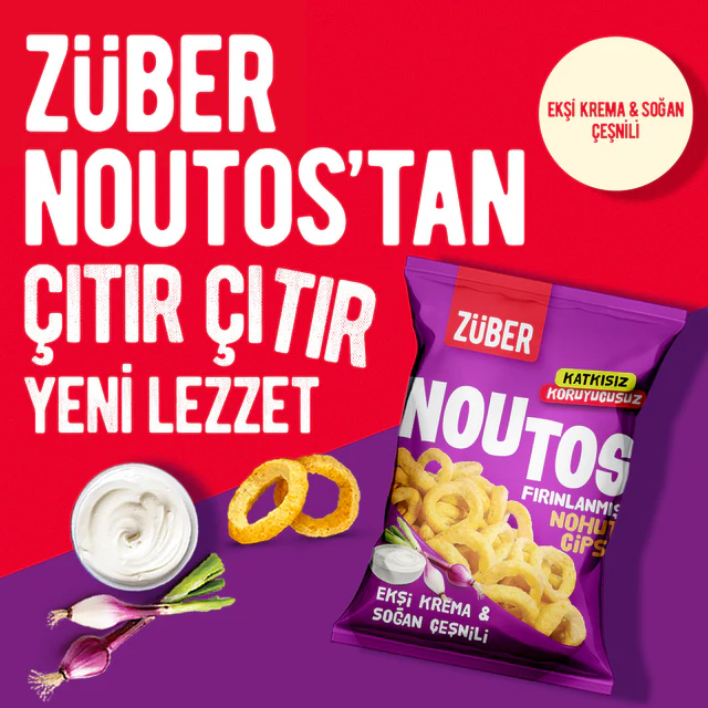 Züber Noutos Ekşi Krema ve Soğan 55g