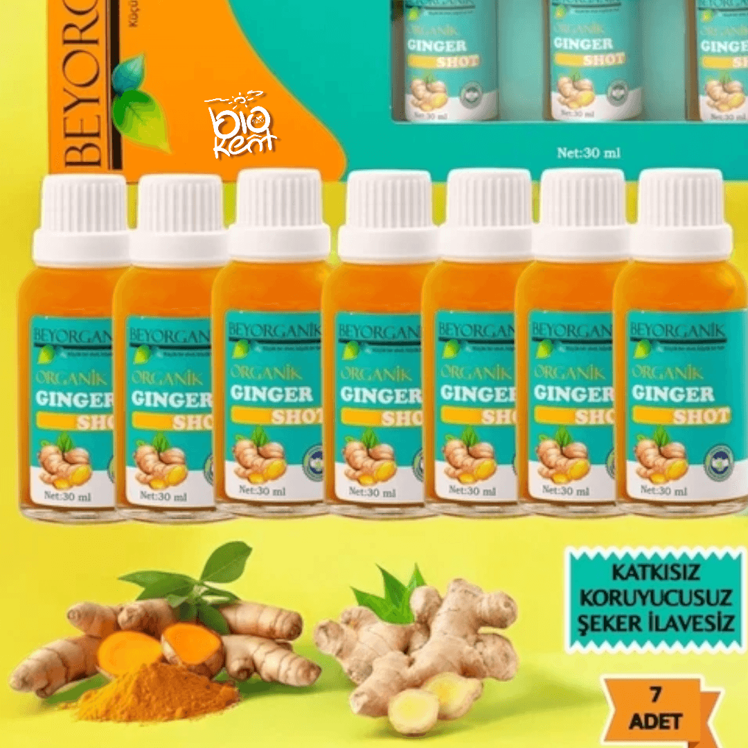 Beyorganik Organik Ginger Shot (7adet x 30ml) -Biokent Bebek