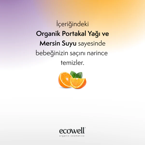 Ecowell Bebek Organik Şampuanı 300ml - Biokent Bebek