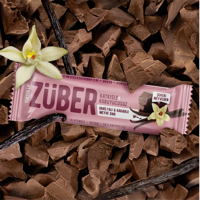 Züber Meyve Bar Vanilyalı ve Kakaolu