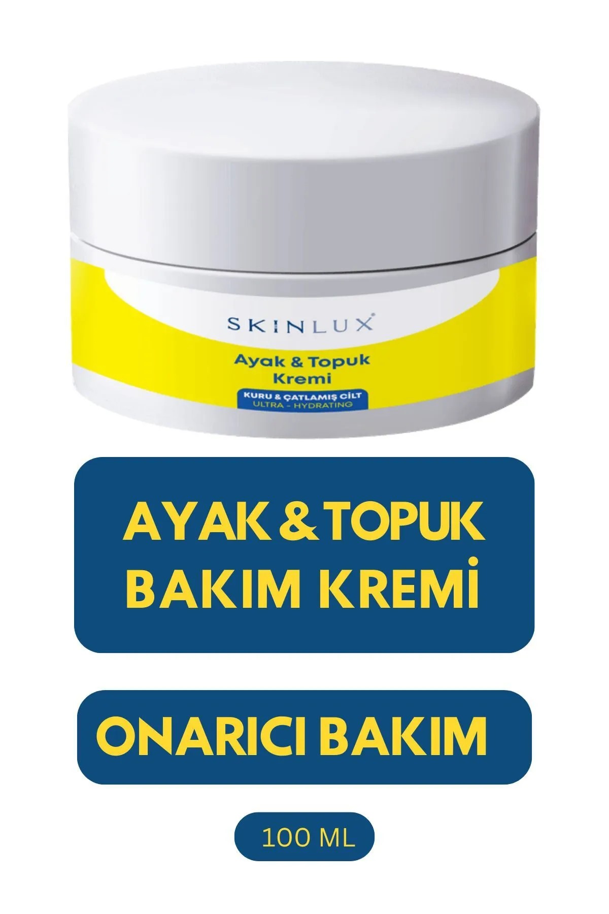 Ayak Ve Topuk Bakım Kremi 100 Ml. Kuru Ve Çatlamış Cilt Için Nemlendirici - Biokent Store