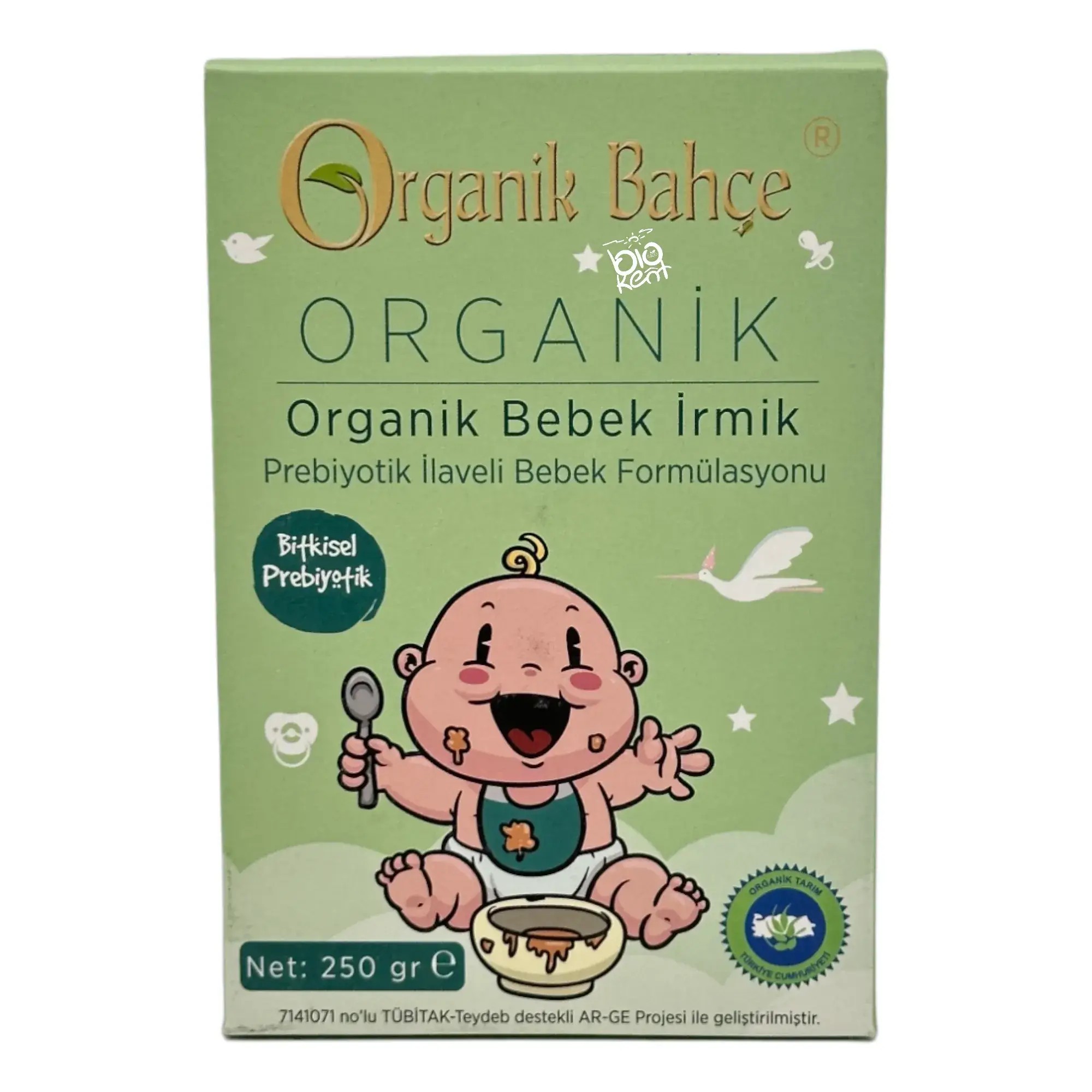 Bebek Organik Ruşeymli Bebek İrmik 250gr - Biokent Bebek