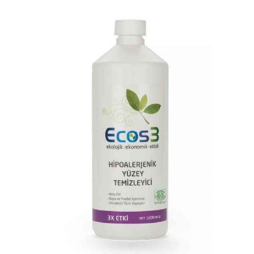 ECOS3 Organik Yüzey Temizleyici (Hipoalerjenik) 1000ml - Biokent Bebek