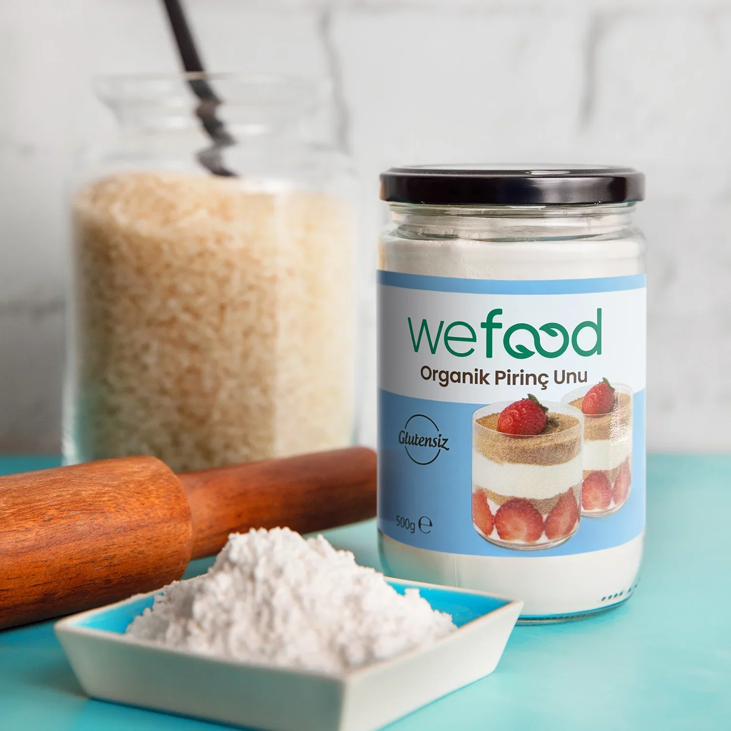 Wefood Organik Pirinç Unu 500 gr 2'li