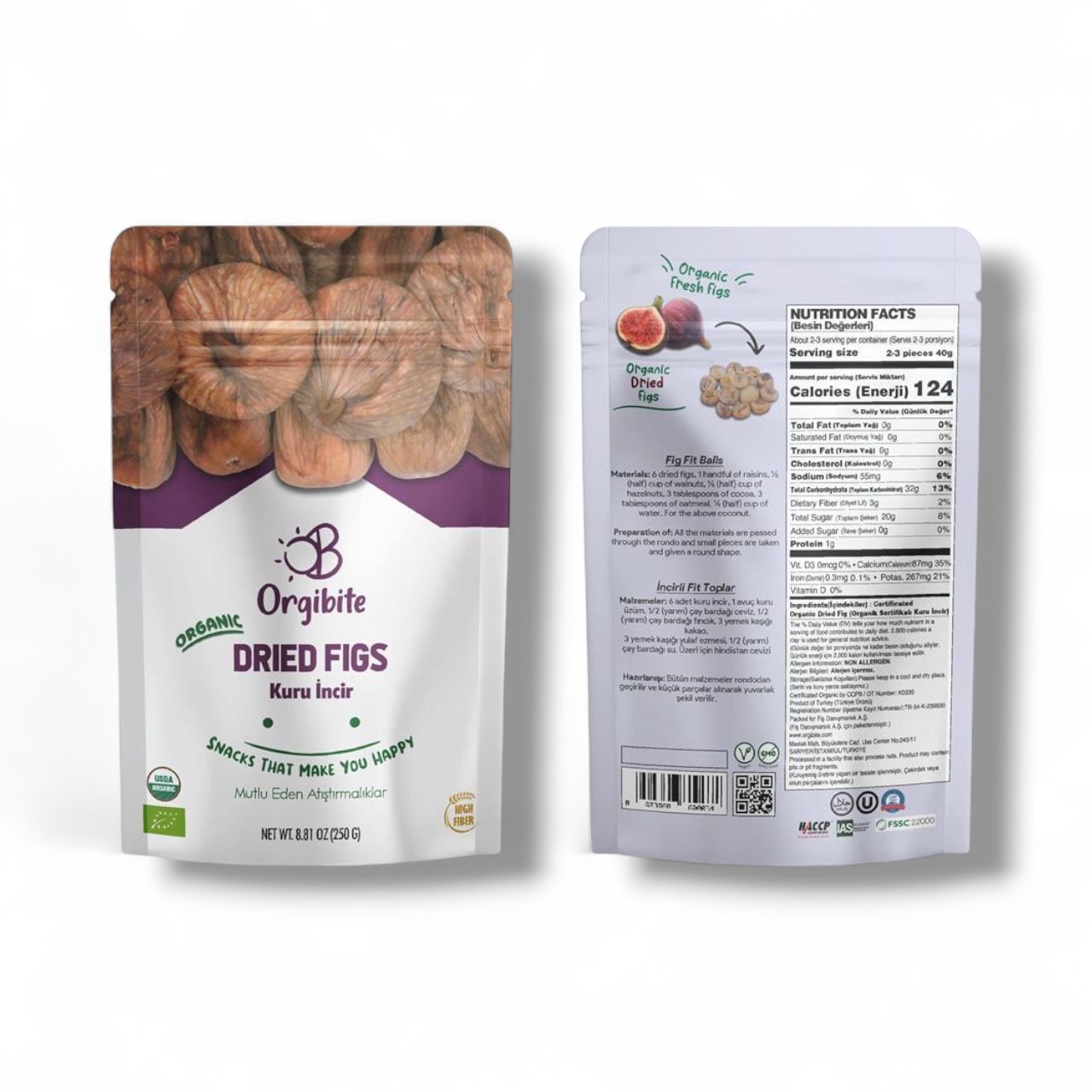Orgibite Kuru İncir 130 gr