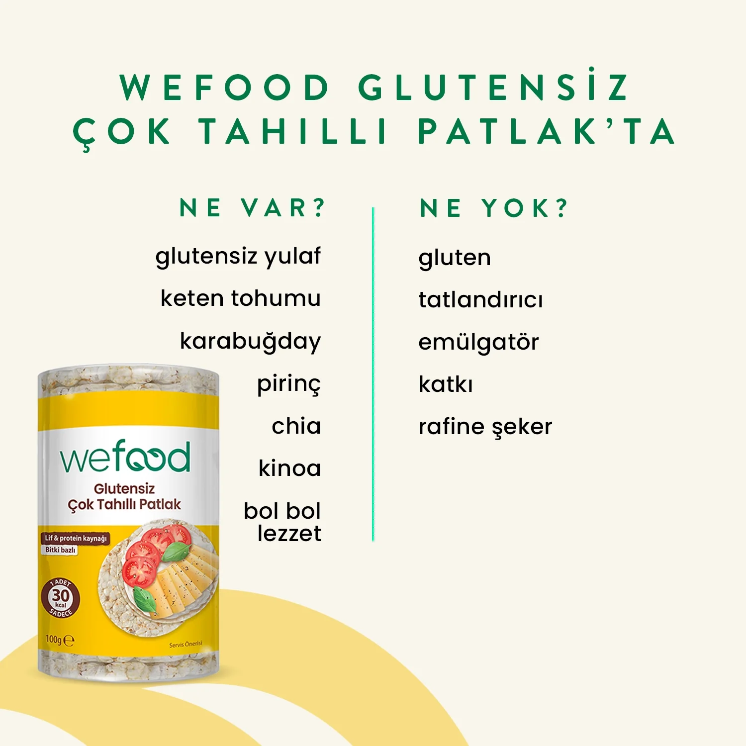  Çok Tahıllı Patlak 100 gr