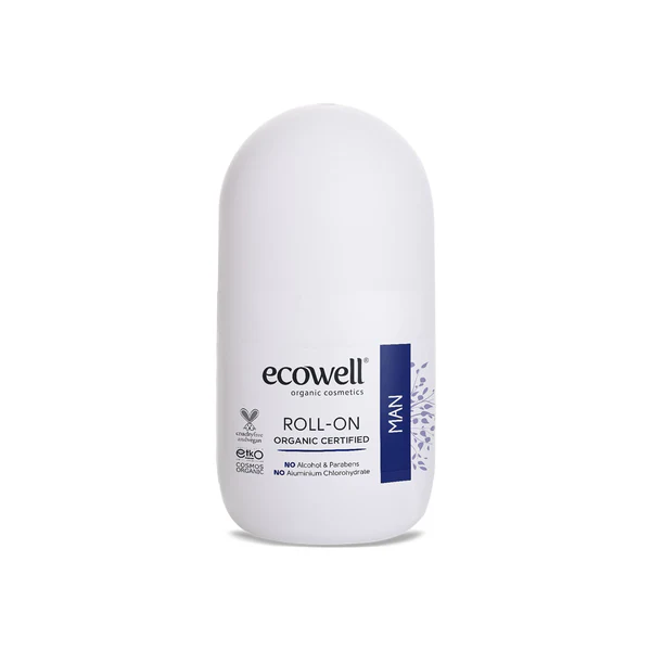 Ecowell Organik Roll On Deodorant (Erkek) 75 ml - Biokent Store