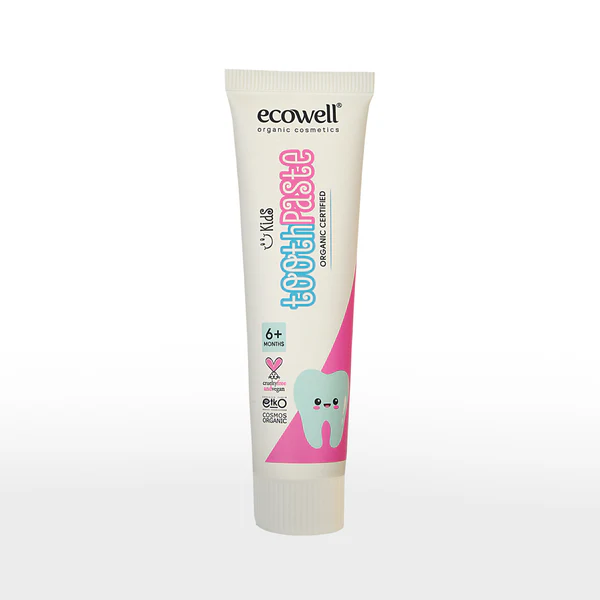 Ecowell Sertifikalı Organik Çocuk Diş Macunu - 75 gr