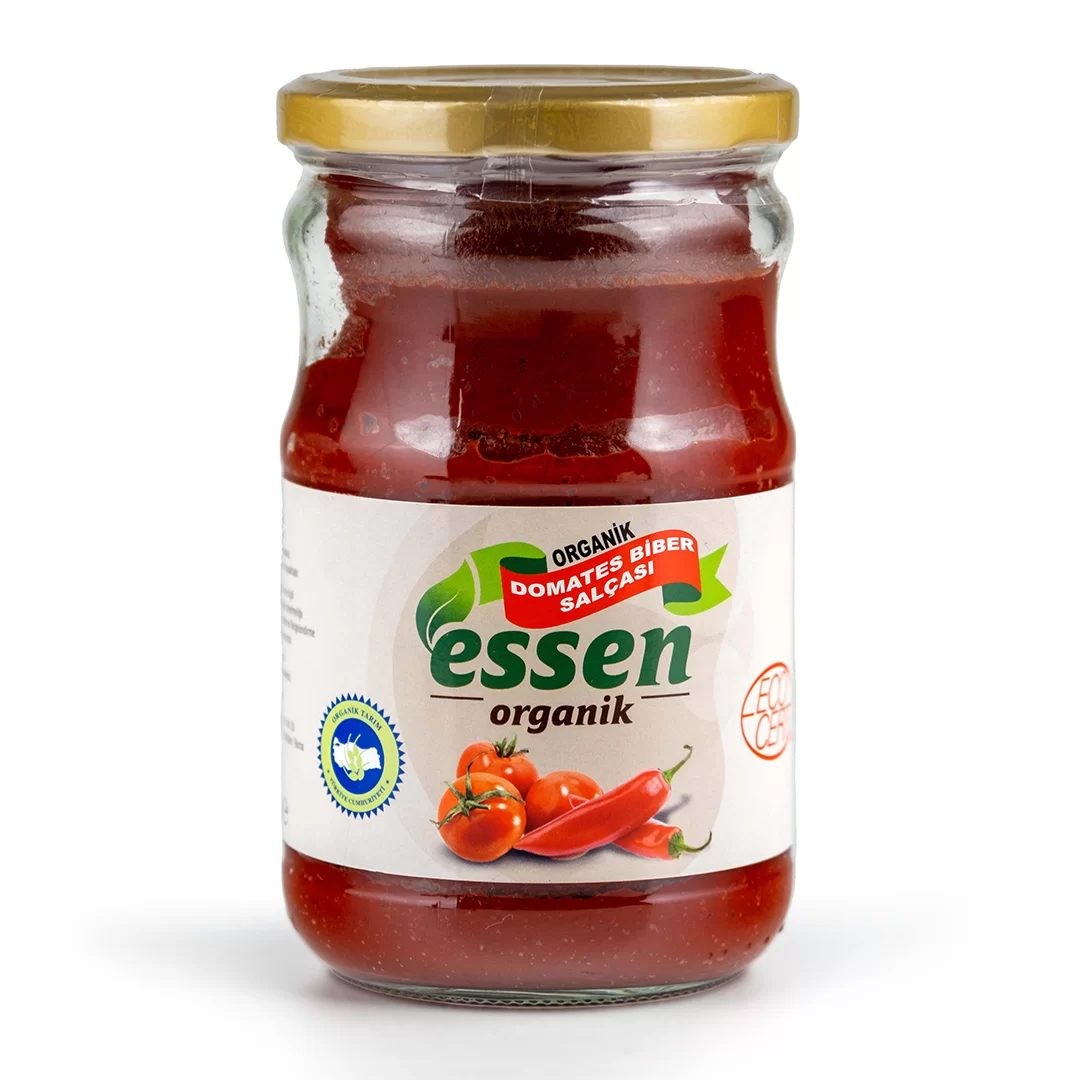 Essen Organik Domates-Biber Salçası 650gr