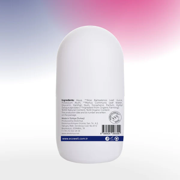 Ecowell Organik Roll On Deodorant (Erkek) 75 ml - Biokent Store