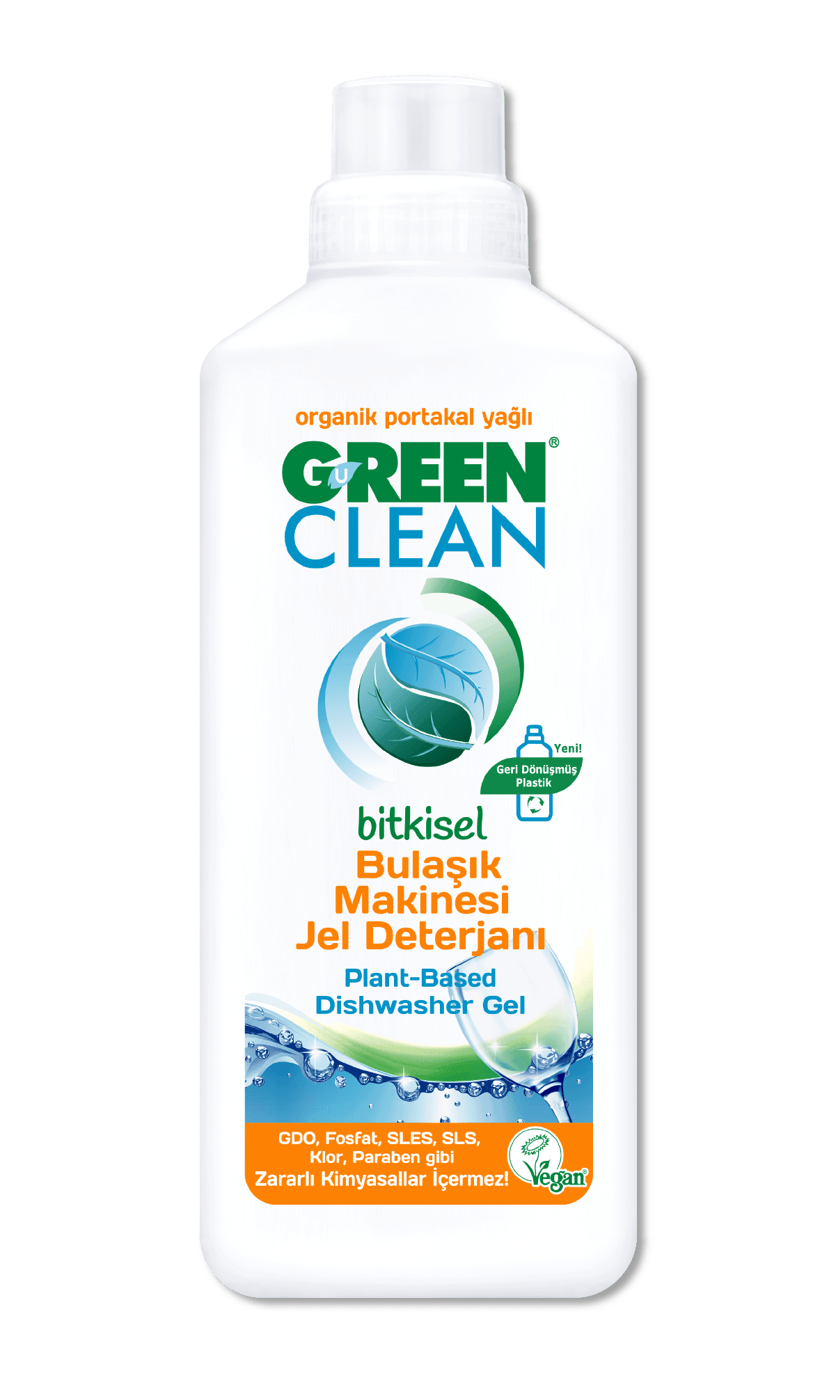  U Green Clean Organik Bulaşık Makinesi Jel Deterjanı 1000ml