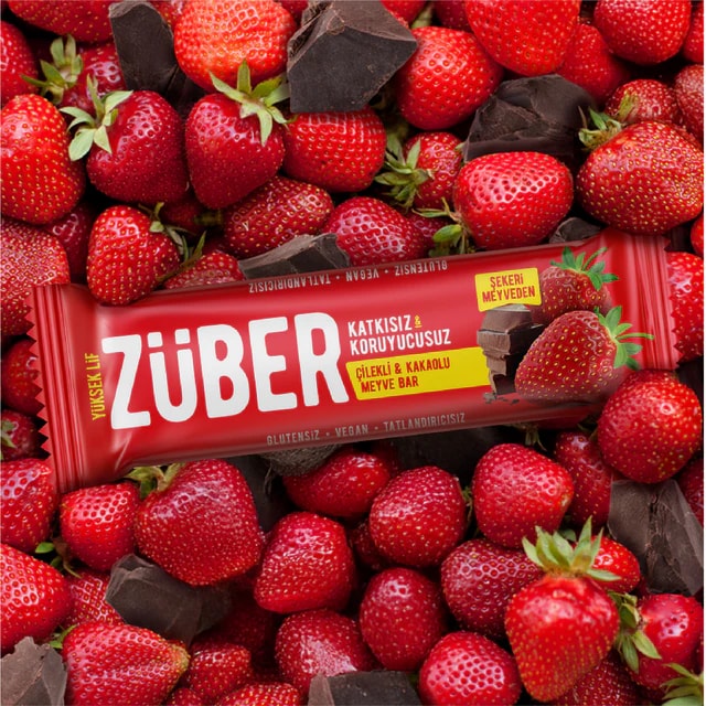 Züber Meyve Bar Çilekli ve Kakaolu