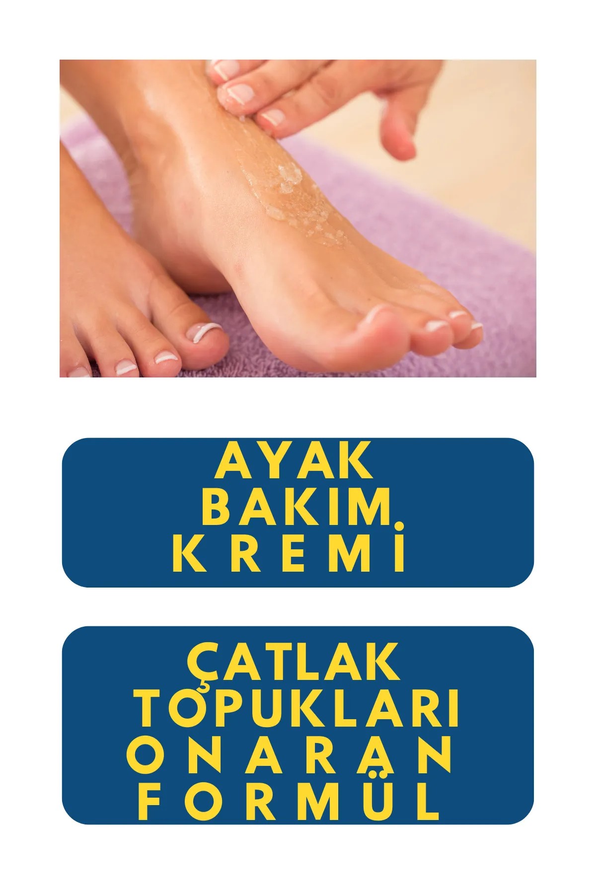 Ayak Ve Topuk Bakım Kremi 100 Ml. Kuru Ve Çatlamış Cilt Için Nemlendirici - Biokent Store