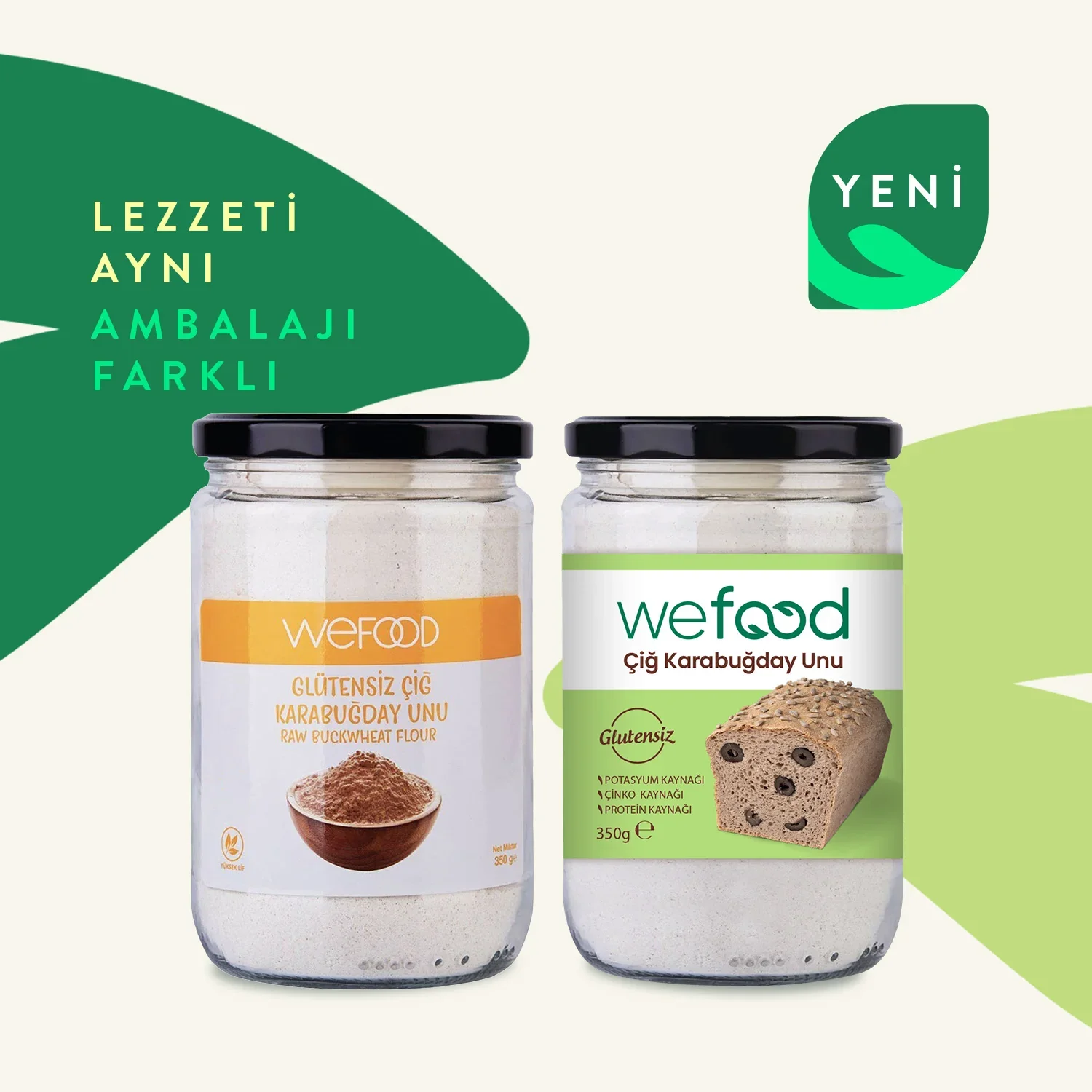 Çiğ Karabuğday Unu (Yüksek Lif) 350gr - Biokent Glutensiz
