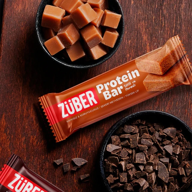 Züber Sütlü Hurmalı Protein Bar 35gr