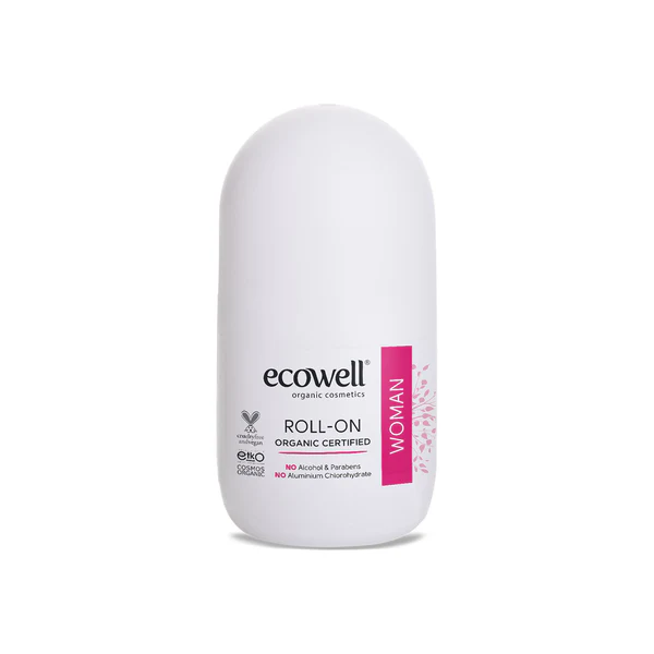 Ecowell Organik Roll On Deodorant (Kadın) 75 ml - Biokent Store