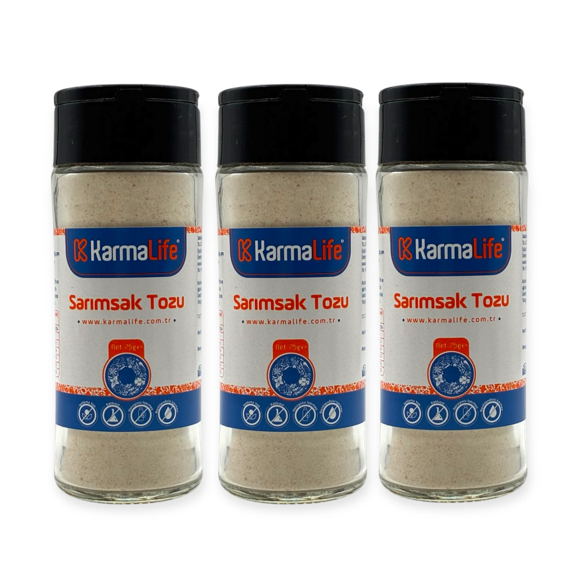 Sarımsak Tozu 75G 3'lü Set (Işınlamasız, Katkısız)