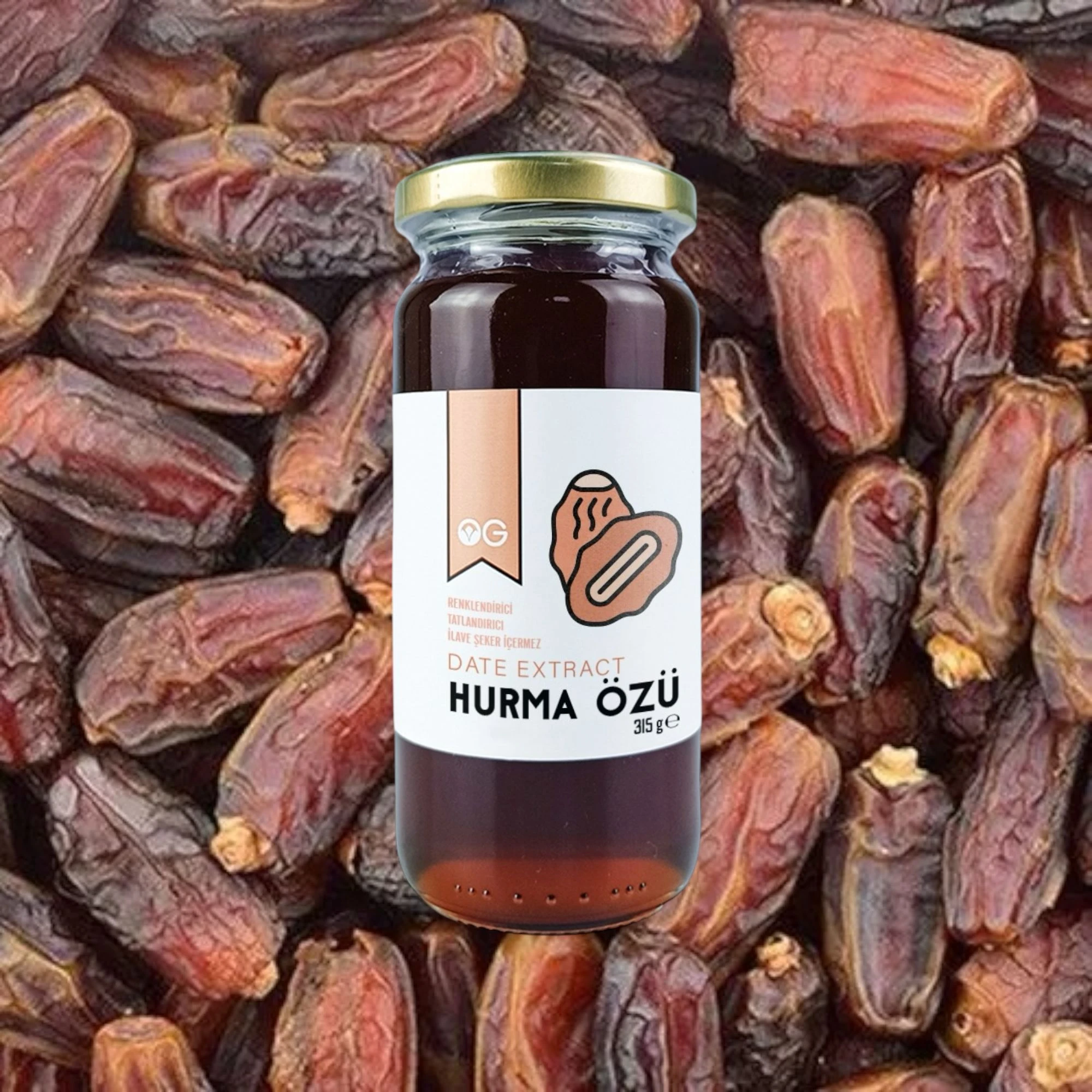 Og Natural Hurma Özü 315gr (Soğuk Sıkım) +6 Ay