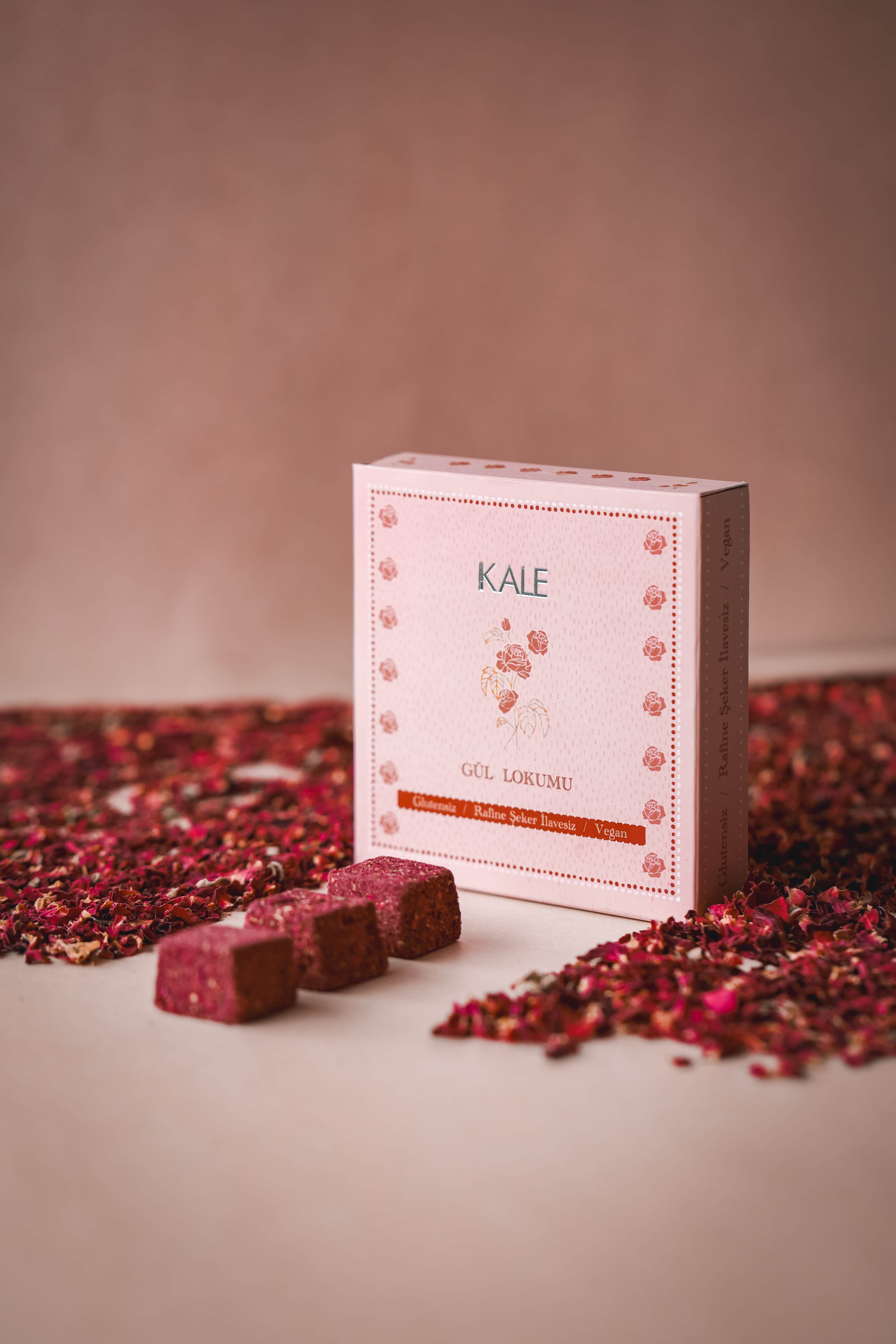 Glutensiz & Rafine Şeker İlavesiz Gül Lokumu 115gr