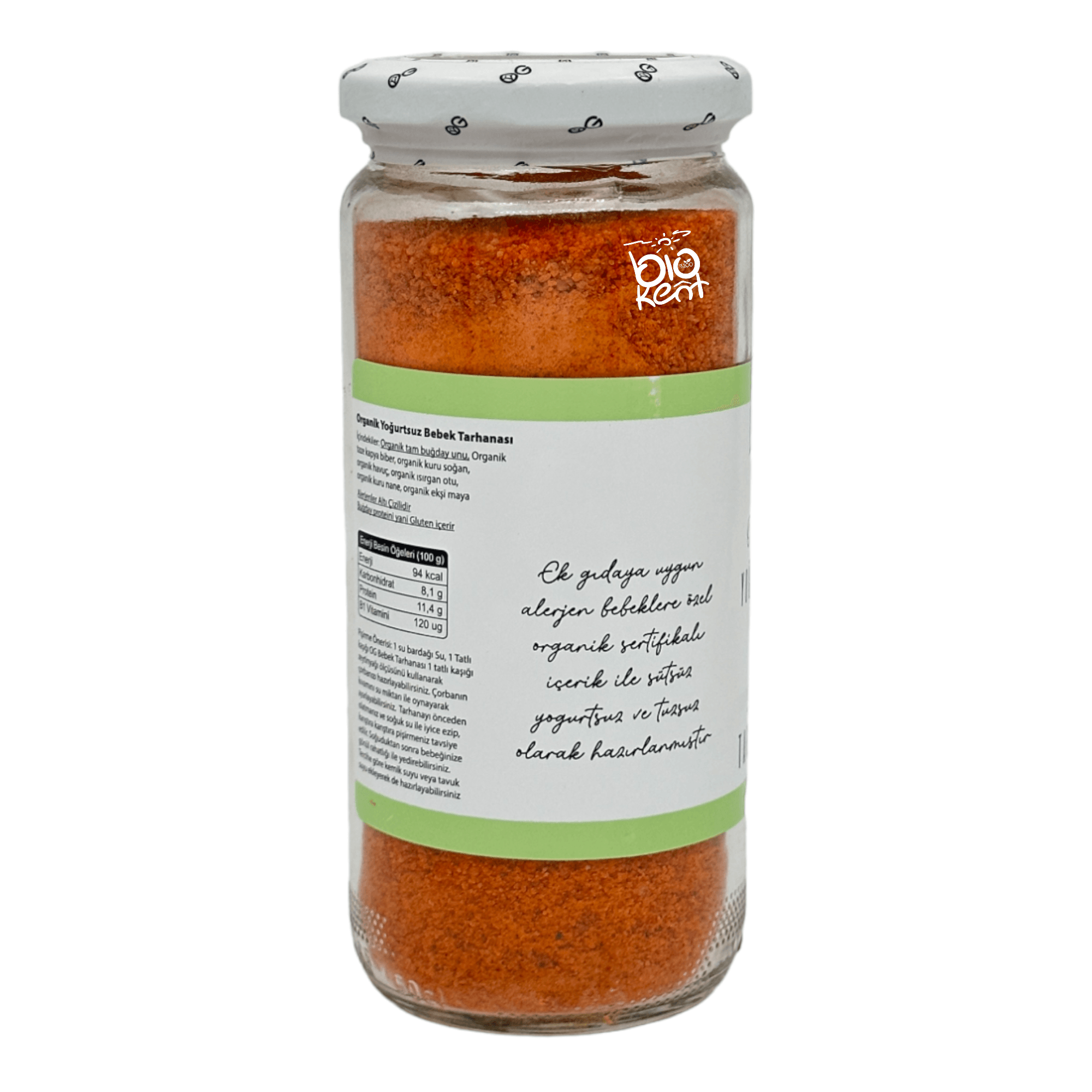 Og Natural Bebek Tarhanası Organik Yoğurtsuz 400gr