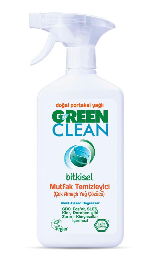 U Green Clean Organik Çok Amaçlı Yağ Çözücü (Portakal Yağlı) 500ml