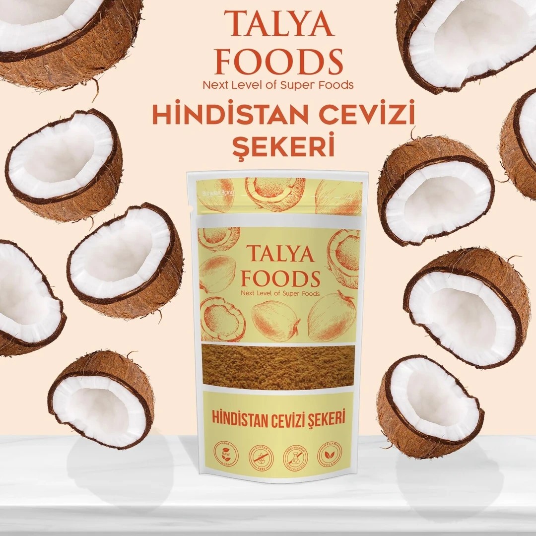 Organik Hindistan Cevizi Şekeri 250 g