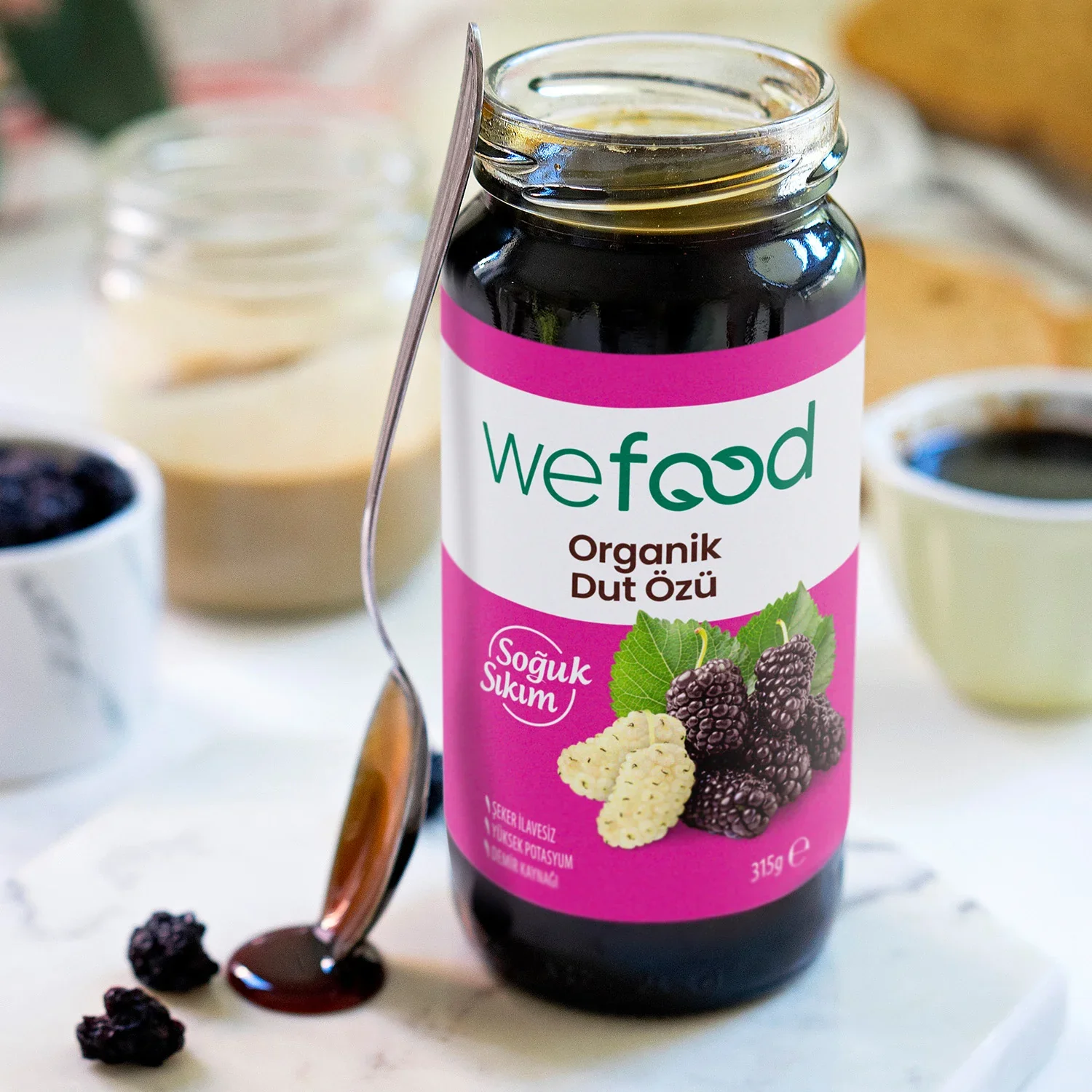 Wefood Organik Dut Özü (Soğuk Sıkım) 315gr