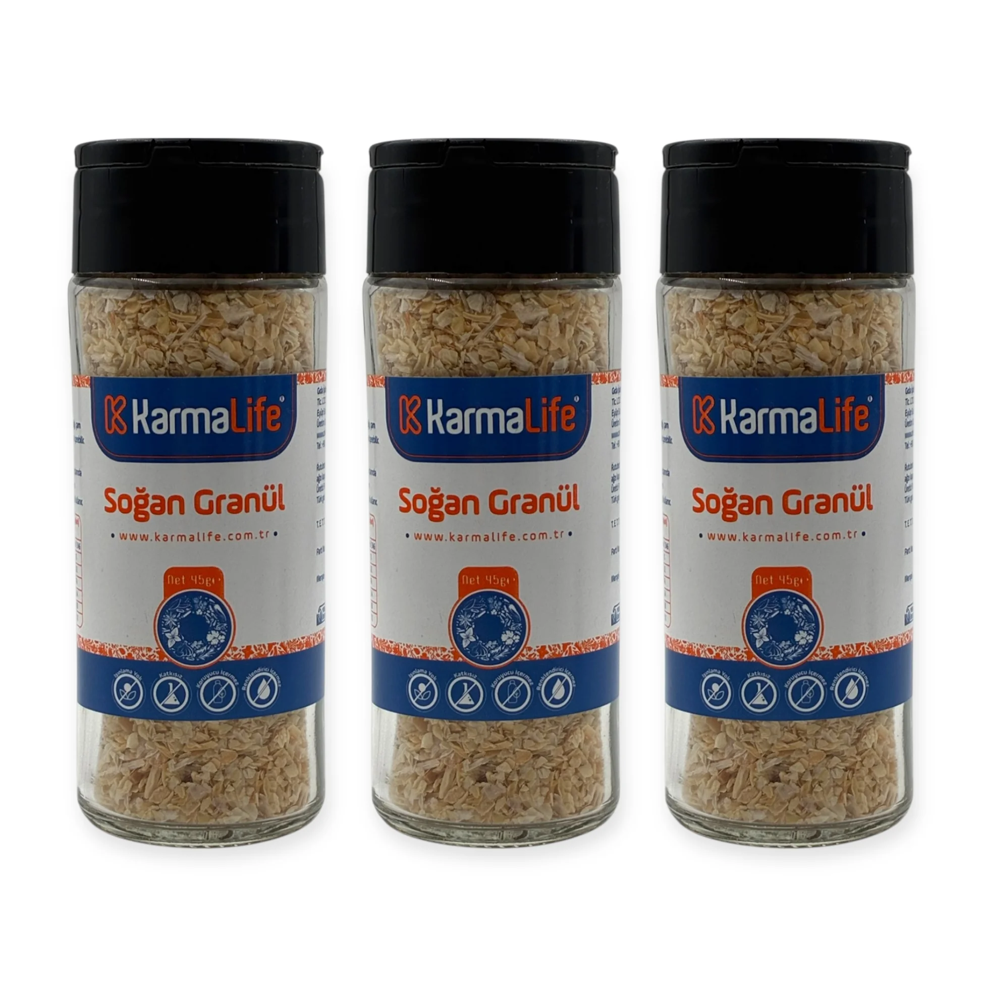 Soğan Granül 45gr 3'lü Set (Işınlamasız, Katkısız)