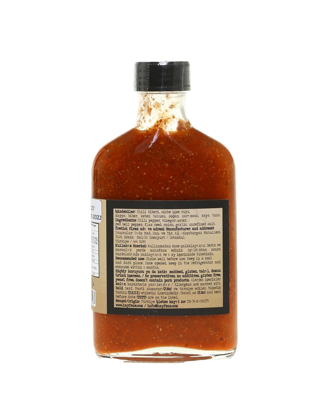 Chili Piri Fermante Acı Sos No:1 200ml