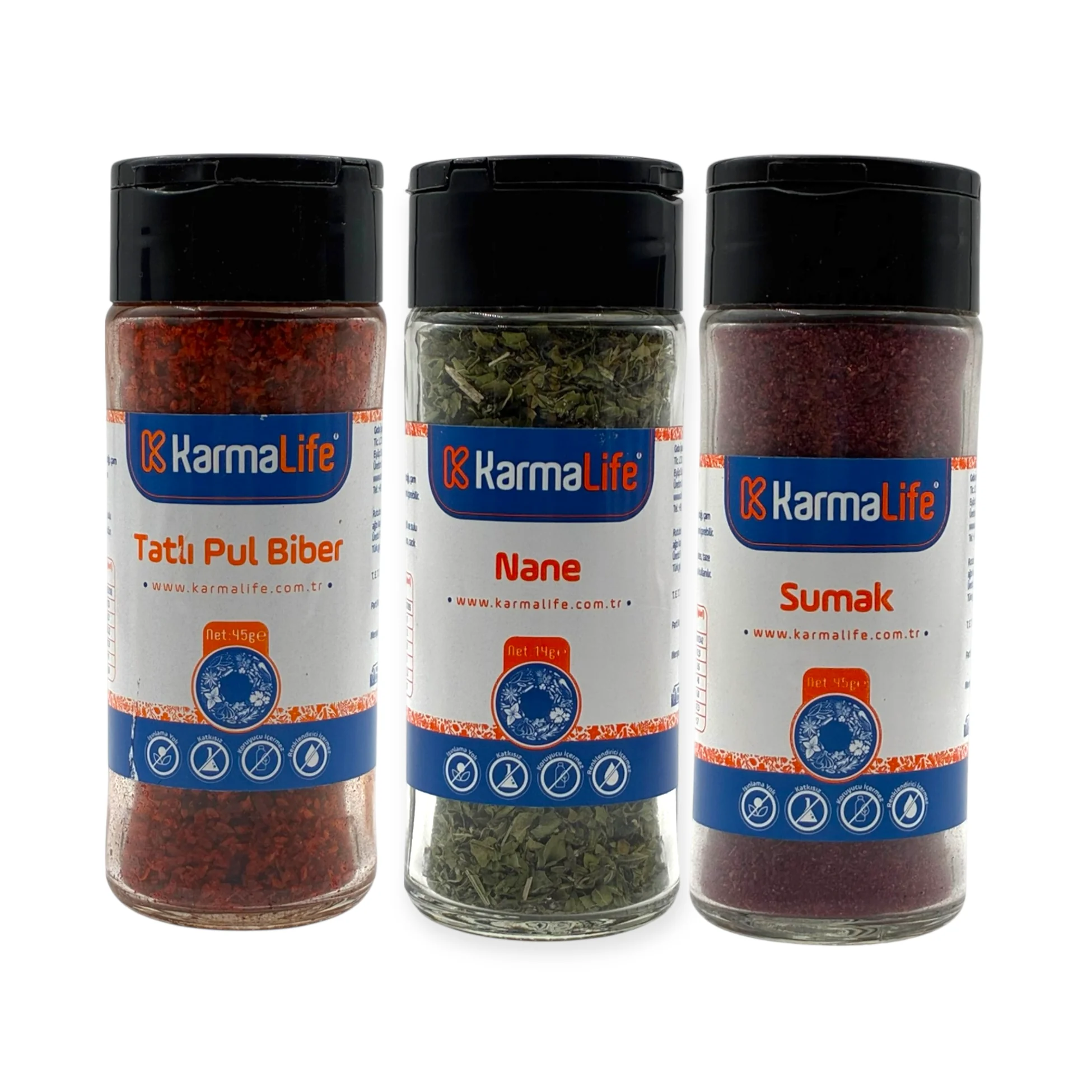 Karmalife Sumak & Nane & Pul Biber Seti X3