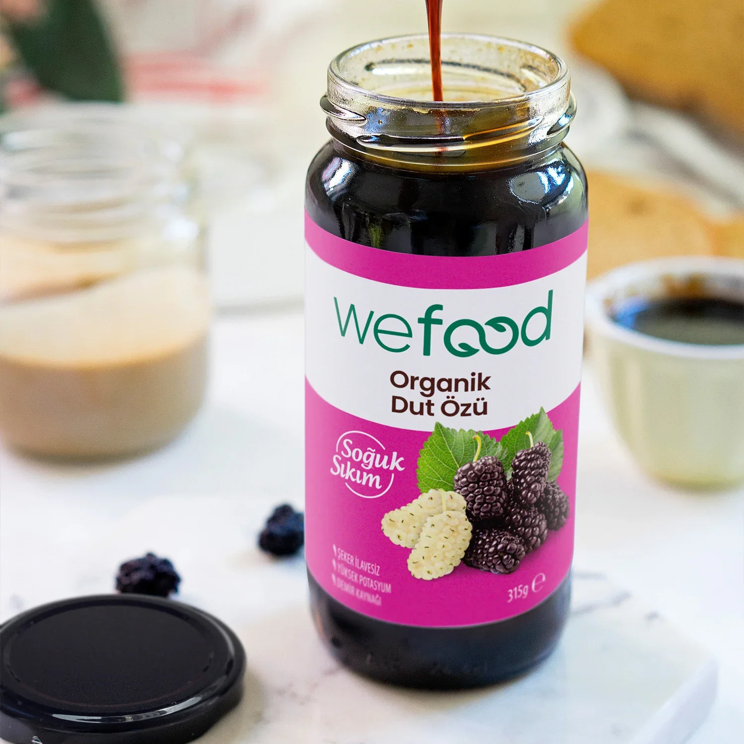 Wefood Organik Dut Özü (Soğuk Sıkım) 315gr