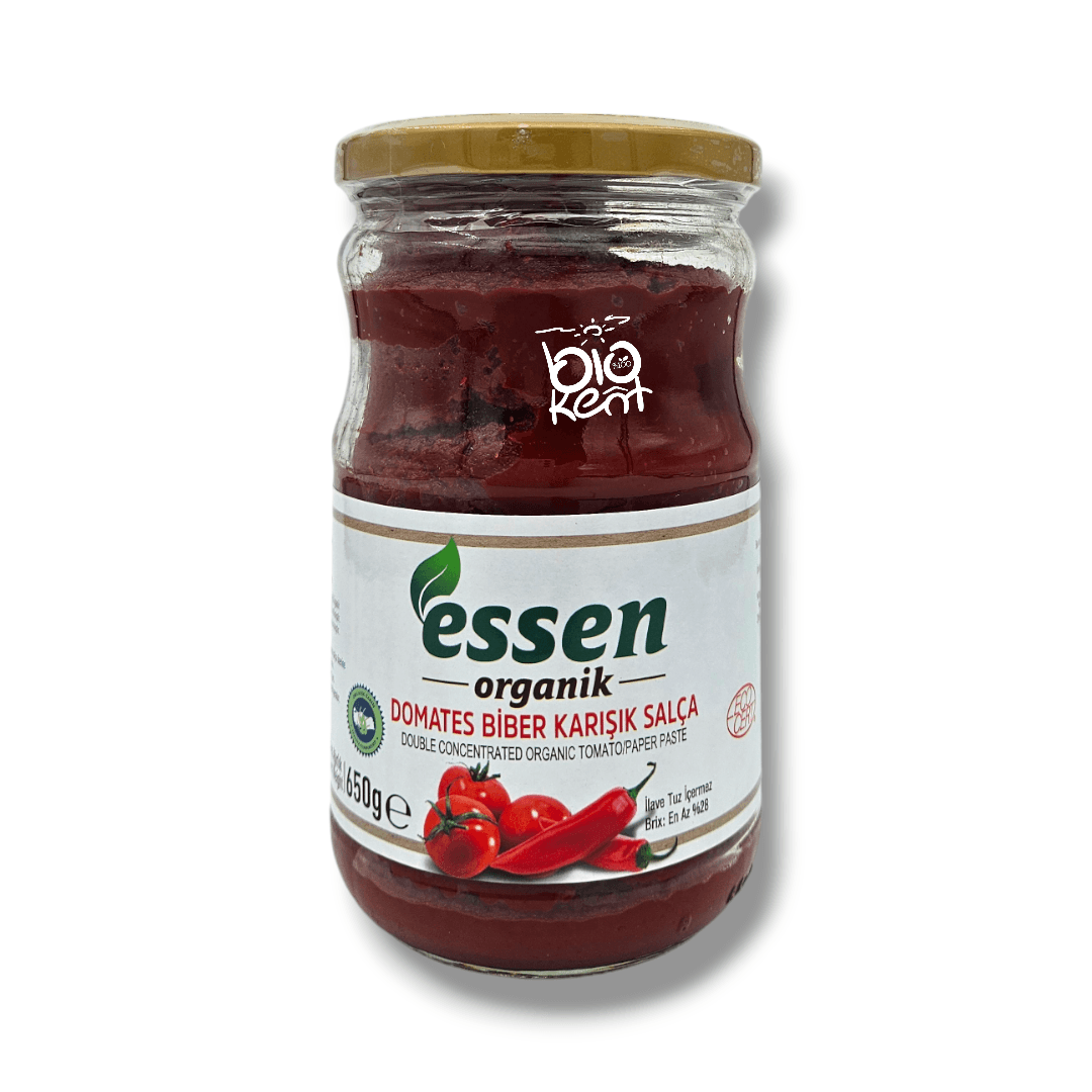 Essen Organik Domates-Biber Salçası 650gr