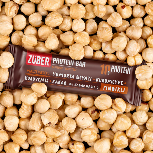 Züber Fındıklı Protein Bar 40gr