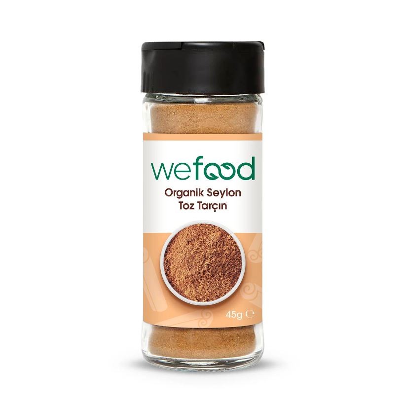 Wefood Organik Seylon Toz Tarçın 55gr - Biokent Organik