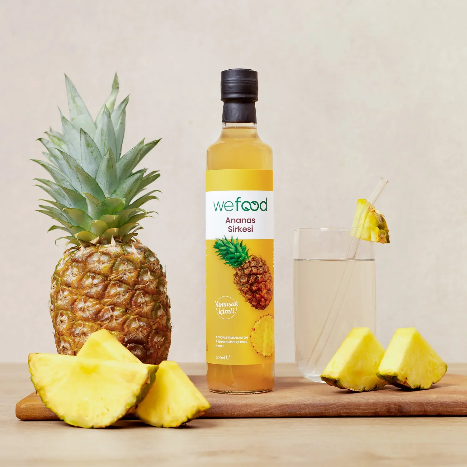 Wefood Ananas Sirkesi 500 ml
