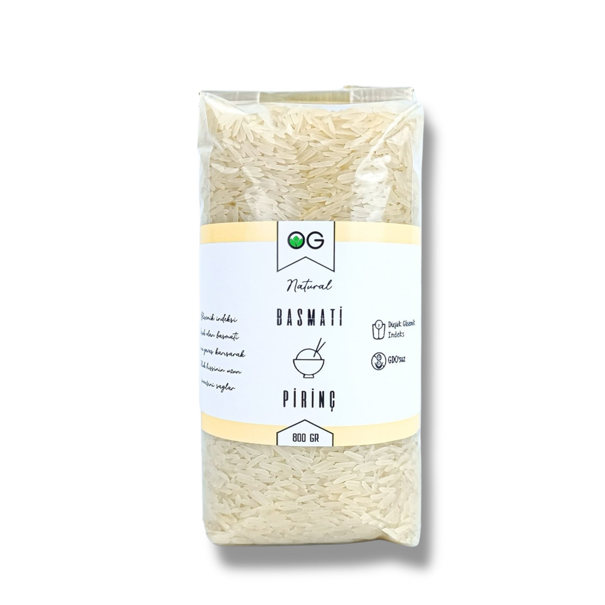 Og Natural Basmati Pirinç 800gr 