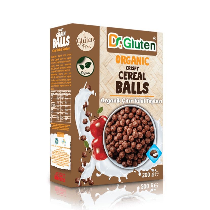 Dr. Gluten Organik Çıtır Tahıl Topları (Glutensiz) - Biokent Glutensiz