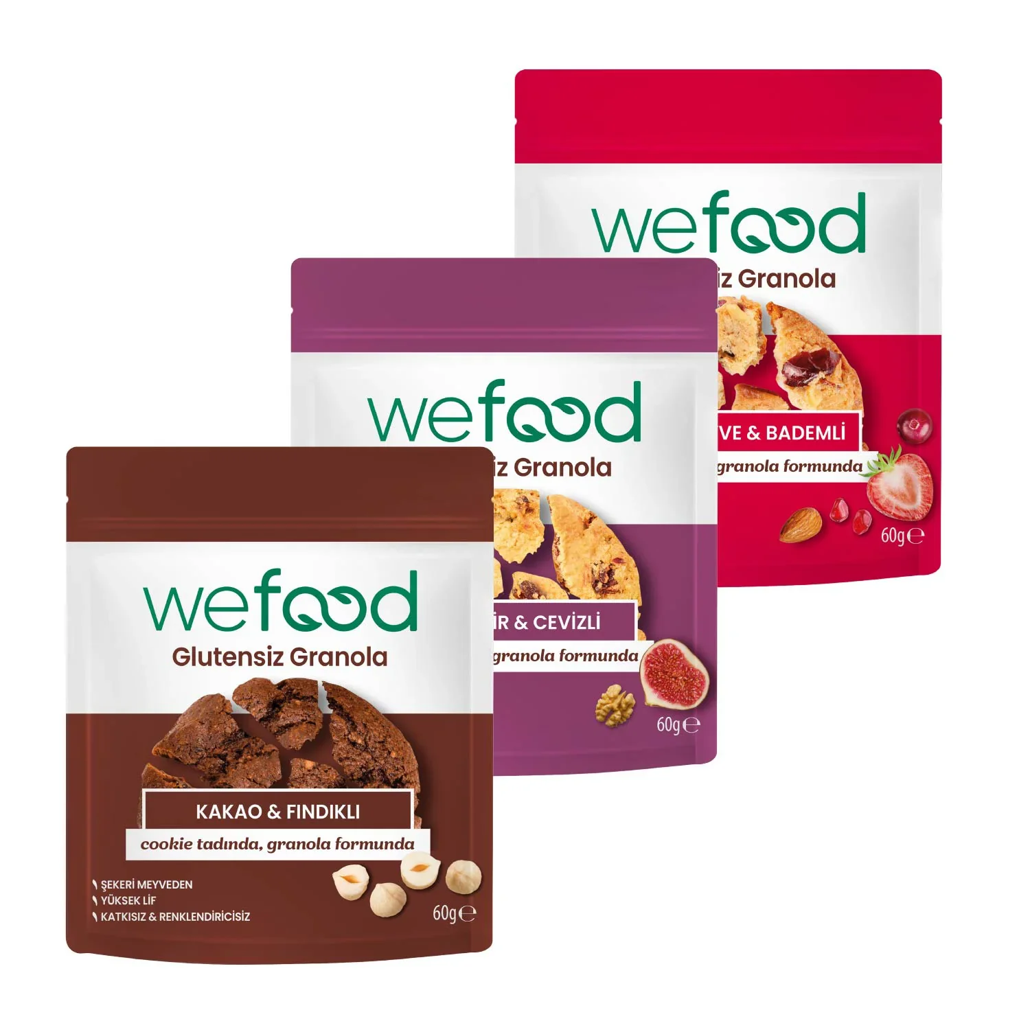 Wefood Glutensiz Granola Bites Deneme Paketi