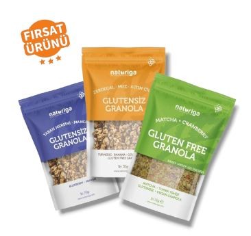 3'lü Glutensiz Granola Seti - Biokent Glutensiz