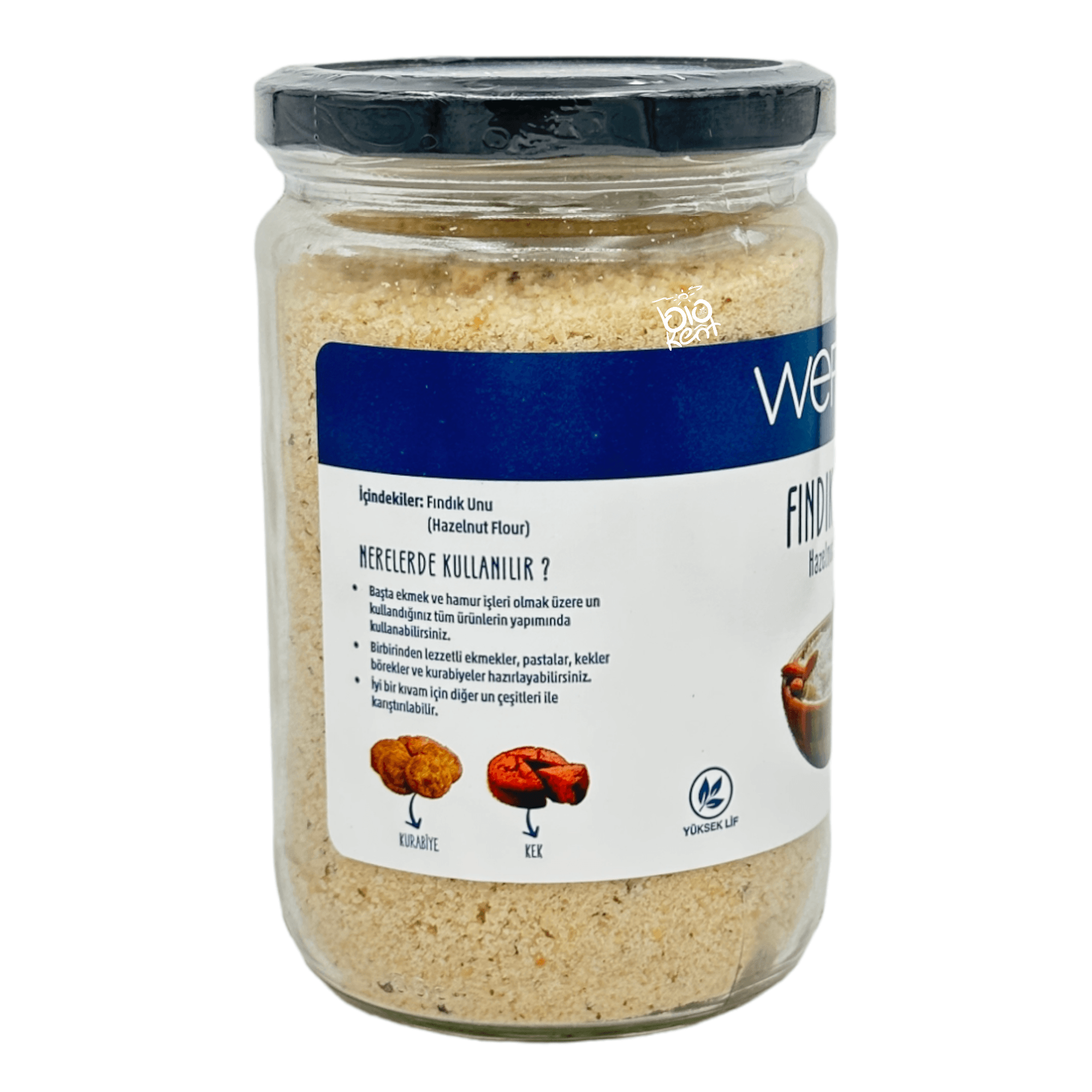 Glutensiz Un Fındık Unu  (Yüksek Lif) 250gr