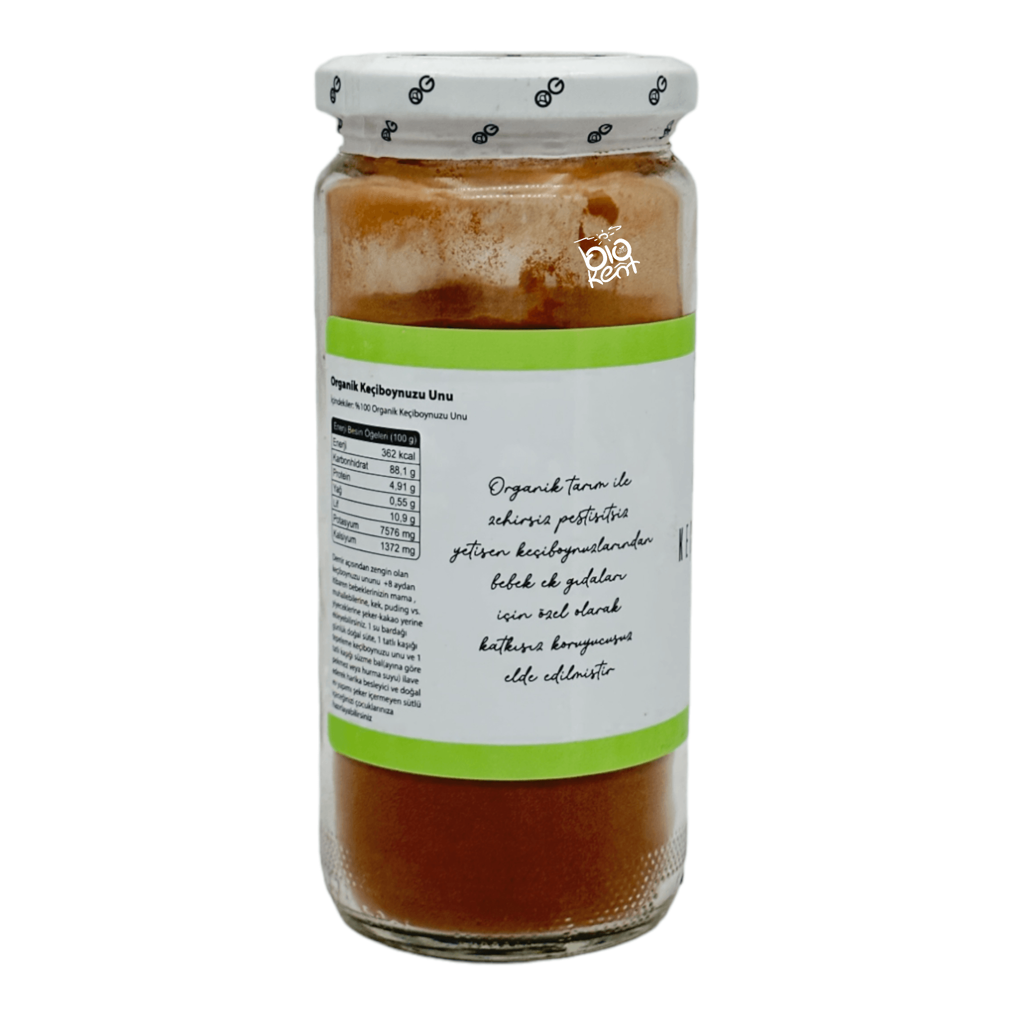 Og Natural Bebek Organik Keçiboynuzu Unu 250gr - Biokent Bebek