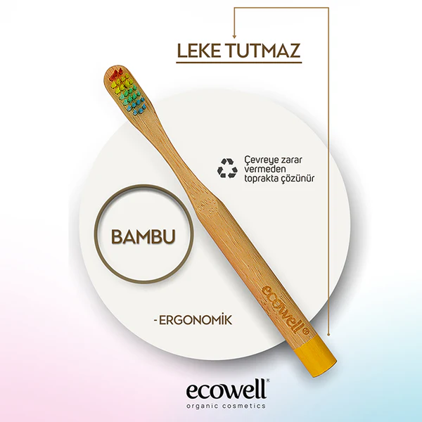 Ecowell Sertifikalı Organik Çocuk Diş Fırçası